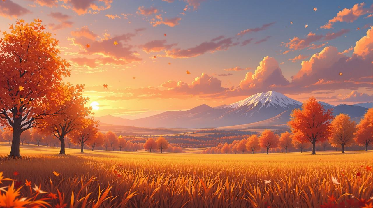 爱短剧 - 金色秋日风景